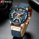 Relógio Curren Luxury Masculino de Couro