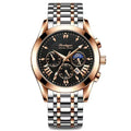 POEDAGAR 2021 New Fashion Mens Watches Black Leather Waterproof Luminous Top Brand Luxury Quartz Wristwatch Military Watch Clock
