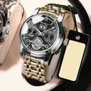 POEDAGAR Mens Watches Top Brand Luxury Automatic Mechanical Clock Business Watch Men Casual Waterproof Watch Relogio Masculino