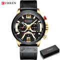 Relógio Curren Luxury Masculino de Couro