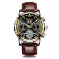 POEDAGAR Mens Watches Top Brand Luxury Automatic Mechanical Clock Business Watch Men Casual Waterproof Watch Relogio Masculino