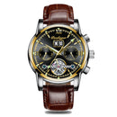 POEDAGAR Mens Watches Top Brand Luxury Automatic Mechanical Clock Business Watch Men Casual Waterproof Watch Relogio Masculino