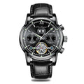 POEDAGAR Mens Watches Top Brand Luxury Automatic Mechanical Clock Business Watch Men Casual Waterproof Watch Relogio Masculino