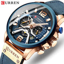 Relógio Curren Luxury Masculino de Couro