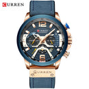 Relógio Curren Luxury Masculino de Couro