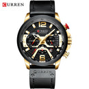 Relógio Curren Luxury Masculino de Couro