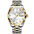Poedagar Top Brand Luxury Fashion Green Dial Watch Men Waterproof Luminous Week Date Clock Sport Watches Mens Quartz Wristwatch