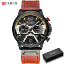 Relógio Curren Luxury Masculino de Couro