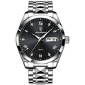 Poedagar Top Brand Luxury Fashion Green Dial Watch Men Waterproof Luminous Week Date Clock Sport Watches Mens Quartz Wristwatch
