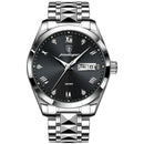 Poedagar Top Brand Luxury Fashion Green Dial Watch Men Waterproof Luminous Week Date Clock Sport Watches Mens Quartz Wristwatch
