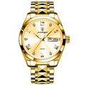 Poedagar Top Brand Luxury Fashion Green Dial Watch Men Waterproof Luminous Week Date Clock Sport Watches Mens Quartz Wristwatch