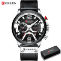 Relógio Curren Luxury Masculino de Couro