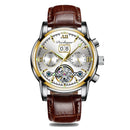 POEDAGAR Mens Watches Top Brand Luxury Automatic Mechanical Clock Business Watch Men Casual Waterproof Watch Relogio Masculino