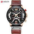 Relógio Curren Luxury Masculino de Couro
