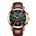 POEDAGAR 2021 Men Watch Luxury Top Brand Sport Business Rose Gold Watches Mens Waterproof Quartz Clock Watches Relogio Masculino