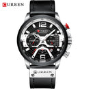 Relógio Curren Luxury Masculino de Couro