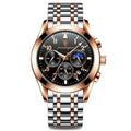 POEDAGAR 2021 Men Watch Luxury Top Brand Sport Business Rose Gold Watches Mens Waterproof Quartz Clock Watches Relogio Masculino