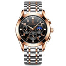 POEDAGAR 2021 Men Watch Luxury Top Brand Sport Business Rose Gold Watches Mens Waterproof Quartz Clock Watches Relogio Masculino