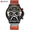 Relógio Curren Luxury Masculino de Couro