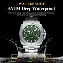 POEDAGAR Luxury Man Wristwatch Top Luminous Waterproof Date Men Clock High Quality Stainless Steel Men's Quartz Watches Male+Box