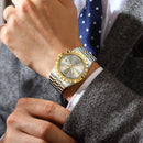 POEDAGAR Original Military Man Wristwatch Quartz Week Date Watch For Men Waterproof Luminous Stainless Steel Men's Watches Reloj