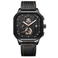 POEDAGAR Luxury Casual Male Watch Fashion Chronograph Stainless Steel Waterproof Luminous Date Military Men's Wristwatches Gifts