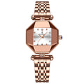 POEDAGAR Women Watch Fashion Luxury Stainless Stain Waterproof Quartz Watches Top Brand Rose Gold Ladies Wristwatch Gift