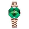 POEDAGAR Women Watch Luxury Green Diamond Quartz Ladies Watches Waterproof Stainless Stain Fashion Watches Girlfriend Gif
