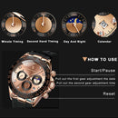 POEDAGAR Top Luxury Brand Men Wristwatch Waterproof Luminous Chronograph Date Men's Watch High Quality Man Watches Quartz Clock