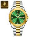 POEDAGAR Luxury Men Wristwatch Waterproof Luminous Week Date Original Man Watch Stainless Steel Sport Quartz Men's Watches Reloj