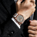 POEDAGAR Top Luxury Brand Casual Men Watch Chronograph Waterproof Date Full Steel Quartz Men's Watch Business Relogio Masculino