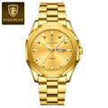 POEDAGAR Luxury Men Wristwatch Waterproof Luminous Week Date Original Man Watch Stainless Steel Sport Quartz Men's Watches Reloj