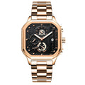 POEDAGAR Luxury Casual Male Watch Fashion Chronograph Stainless Steel Waterproof Luminous Date Military Men's Wristwatches Gifts