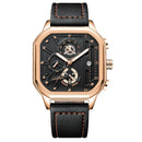 POEDAGAR Luxury Casual Male Watch Fashion Chronograph Stainless Steel Waterproof Luminous Date Military Men's Wristwatches Gifts