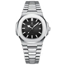 POEDAGAR Top Luxury Brand Man Watch Sports Waterproof Luminous Date Men Wristwatch Square Dial Quartz Men's Watches High Quality