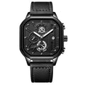 POEDAGAR Luxury Casual Male Watch Fashion Chronograph Stainless Steel Waterproof Luminous Date Military Men's Wristwatches Gifts