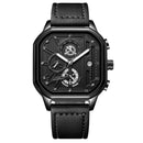 POEDAGAR Luxury Casual Male Watch Fashion Chronograph Stainless Steel Waterproof Luminous Date Military Men's Wristwatches Gifts