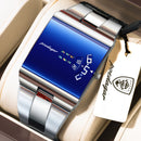 POEDAGAR Fashion Luxury Man Watch Waterproof Watch For Men Casual Stainless Steel Sports Military Men's Quartz Watches Reloj+Box